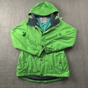 Volcom Jacket Adult Size Medium Green Snow Snowboarding Outdoor Casual Men's